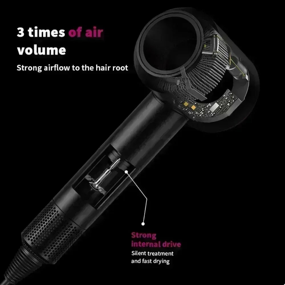 5-in-1 Professional Hair Dryer for Smooth Styling Hot & Cold Air
